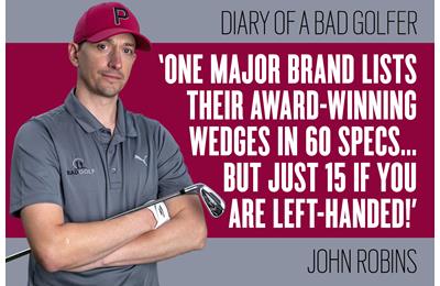 John Robins on the challenges left-handed golfers face.