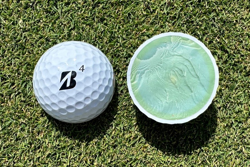 Bridgestone e12 Speed golf ball cut through