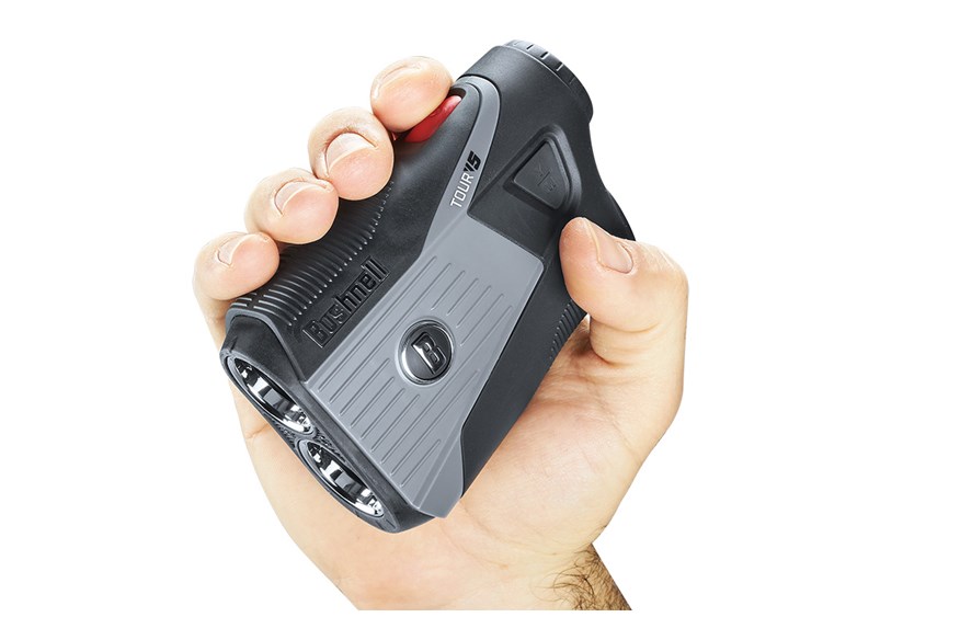 Bushnell V5 Tour Slim Edition laser rangefinder.