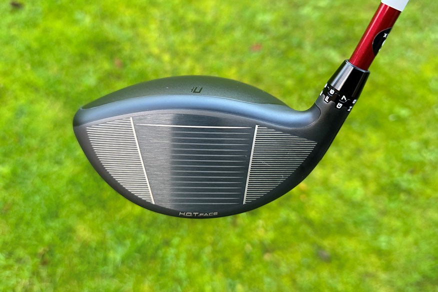 The face of the Cobra DS-ADAPT MAX-D Driver