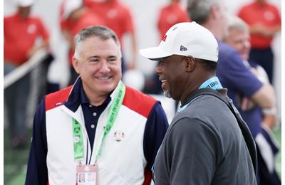 PGA of America president Don Rea sang karaoke on the Saturday night of the Ryder Cup.