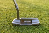 The Odyssey Ai-One Silver Milled Two T CH putter has a plumber's neck hosel
