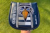 The Odyssey Ai-One Square 2 Square Jailbird putter headcover