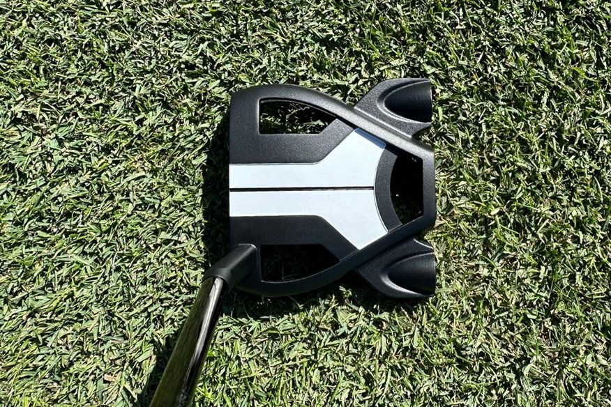 The TaylorMade Spider Tour putter is easy to align and is really stable
