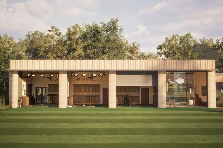 The fitting bays at TaylorMade's The Kingdom at The Grove.