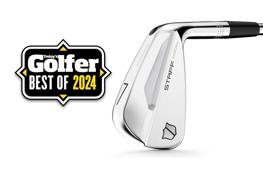 The Wilson Staff Model 2024 Blade with a Best of 2024 Today"s Golfer badge